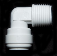 Fitting koleno, závit 3/8" - trubka 3/8"